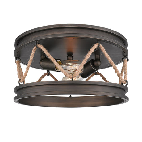 Chatham Flush Mount in Gunmetal Bronze