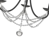 Mirabella Collection 3-Light Mini Chandelier in Black