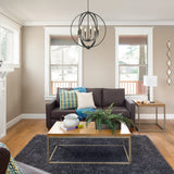 Colson EB 6 Light Chandelier in Etruscan Bronze