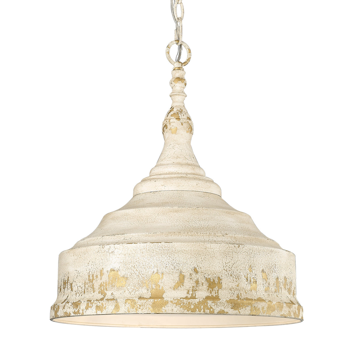Keating 3 Light Pendant in Antique Ivory
