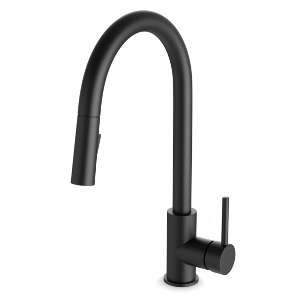 Artos Modern Kitchen Faucet Matte Black – F100137BK