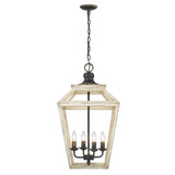 Haiden 4 Light Pendant in Antique Black Iron