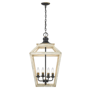 Haiden 4 Light Pendant in Antique Black Iron