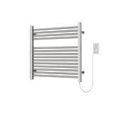 Artos Denby 27" x 30" Plug-In Heated Towel Rail Brushed Nickel – M06875P-BN
