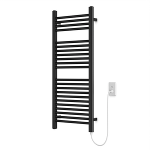 Artos Denby 44" x 18" Plug-In Heated Towel Rail Matte Black – M11145P-BK