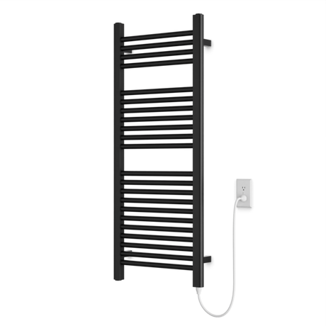 Artos Denby 44" x 18" Plug-In Heated Towel Rail Matte Black – M11145P-BK