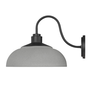 Levitt Natural Black Large Wall Sconce - Outdoor