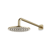 Artos Harmony 8" Rain Shower Head on Wall Mount Arm Satin Brass – F924W8SB