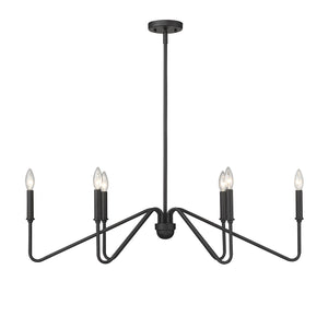 Kennedy Natural Black Linear Pendant