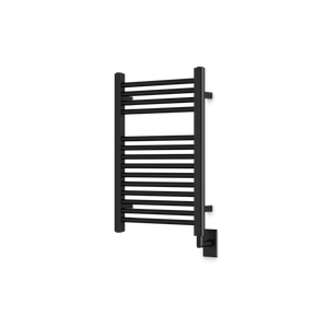 Artos Denby 27" x 18" Hardwired Heated Towel Rail Matte Black – M06845W-BK