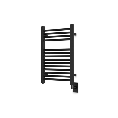 Artos Denby 27" x 18" Hardwired Heated Towel Rail Matte Black – M06845W-BK