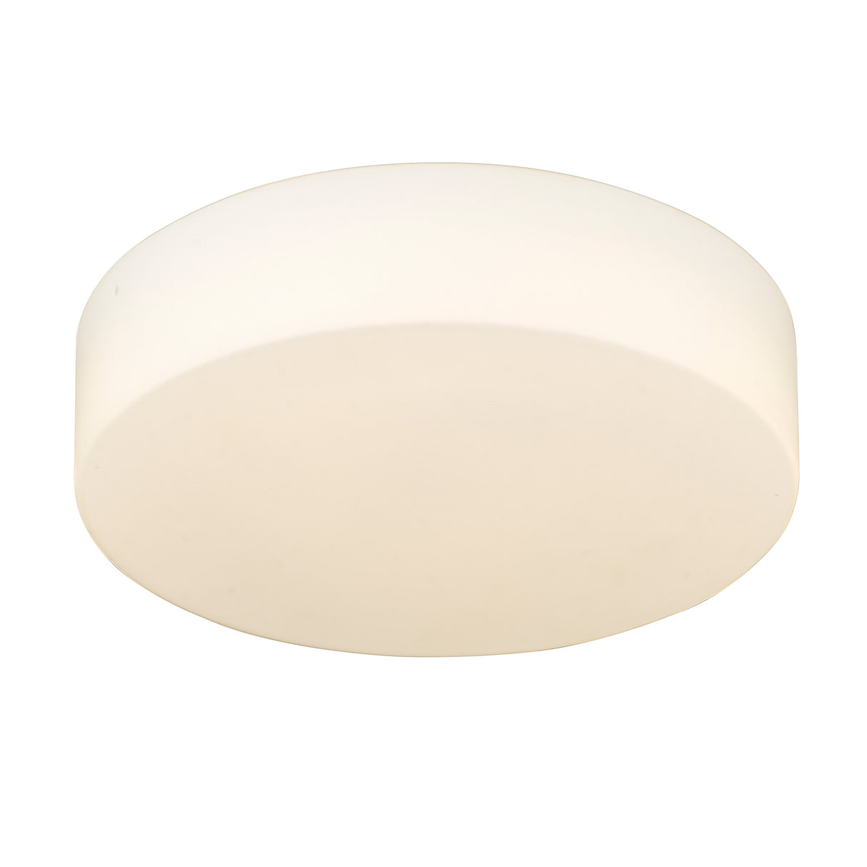 Toli BCB Flush Mount in Brushed Champagne Bronze with Opal Glass Shade