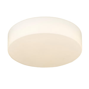 Toli BCB Flush Mount in Brushed Champagne Bronze with Opal Glass Shade