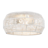 Marlee WHT Matte White 2 Light Flush Mount