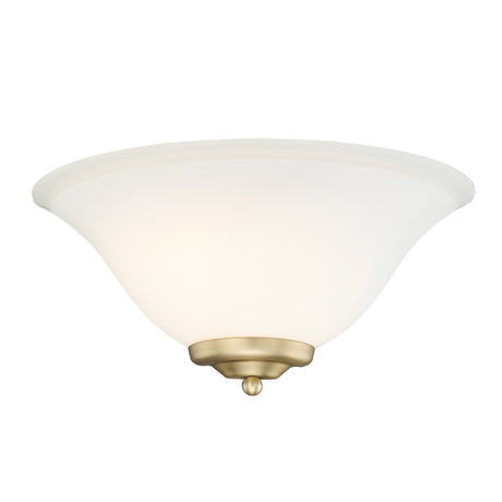 Multi-Family 1 Light Wall Sconce in Brushed Champagne Bronze with Opal Glass Shade