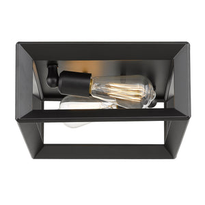 Smyth Flush Mount in Matte Black