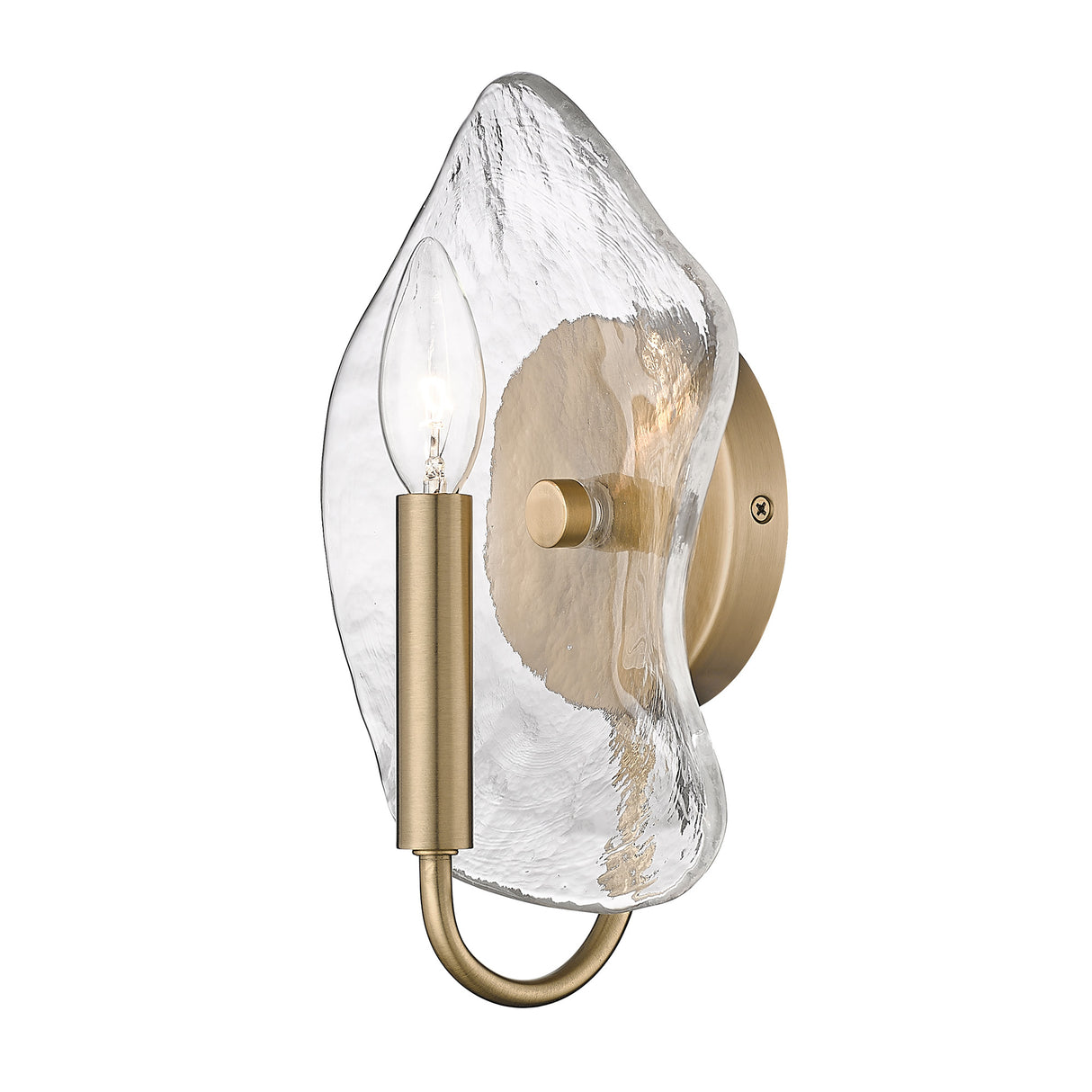 Samara MBS Modern Brass 1 Light Wall Sconce