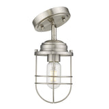 Seaport Semi-Flush in Pewter