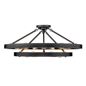 Castile 15 Light Semi-Flush
