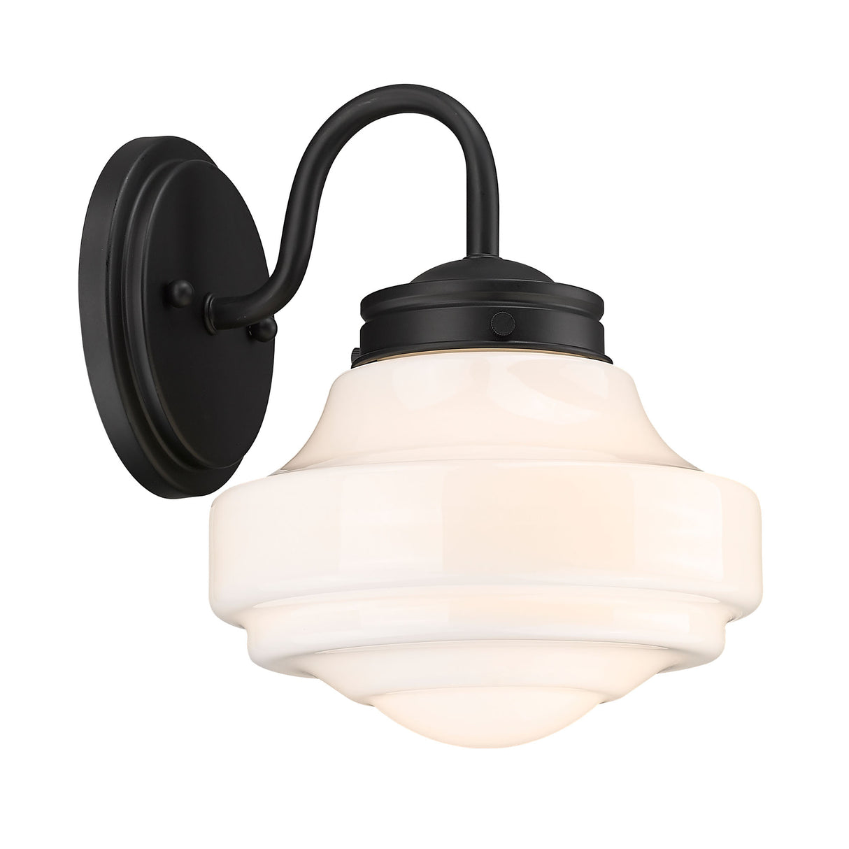 Ingalls Matte Black 1 Light Wall Sconce