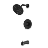 Artos Opera Pressure Balance Tub / Shower Trim Kit Matte Black – TS152BK