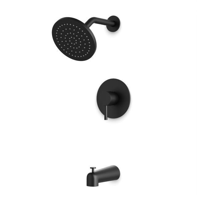 Artos Opera Pressure Balance Tub / Shower Trim Kit Matte Black – TS152BK