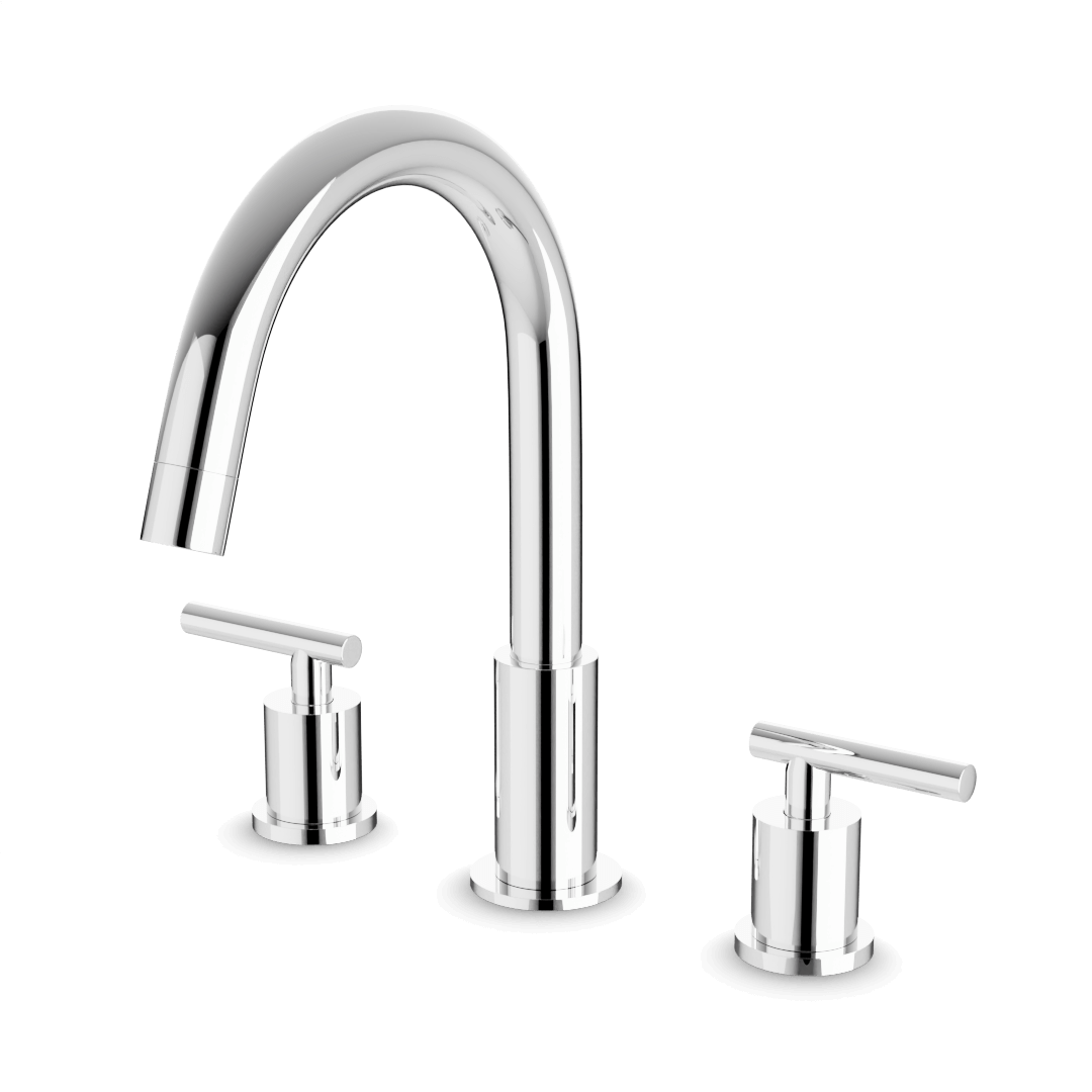 Artos Opera 8" Widespread Bathroom Faucet With Lever Handles Chrome – FS310CH