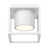 Desmond WHT Flush Mount - 7" in Matte White with Matte White Shade