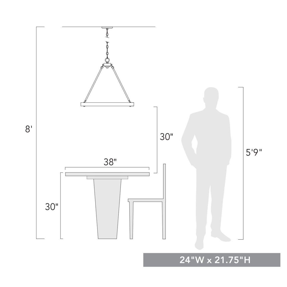 Castile 6 Light Chandelier