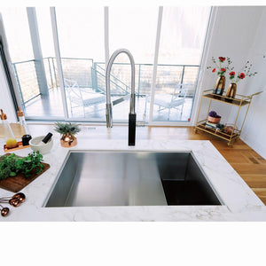 FRANKE CLV110-28 Crystal 29.5-in. x 19.0-in. 16 Gauge Undermount Stainless Steel Single Bowl Kitchen Sink - CLV110-28 In Diamond