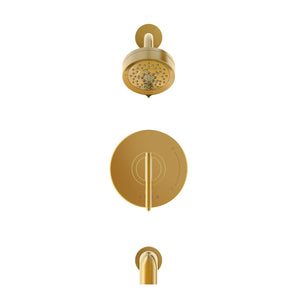 Gerber D511058BBTC Brushed Bronze Parma Tub & Shower Trim Kit, 1.75GPM