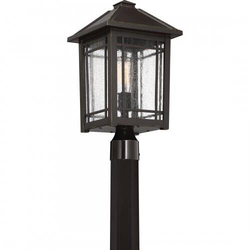 Quoizel CPT9010PN Cedar Point Outdoor post palladian bronze Outdoor Lantern