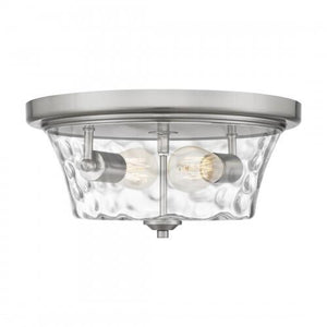 Quoizel ACA1614BN Acacia Flushmount 2 lights brushed nickel Flush Mount