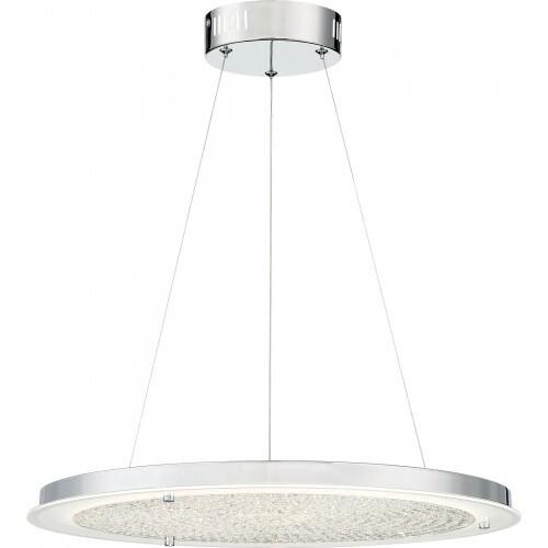 Quoizel PCBZ2820C Blaze Led pendant polish chrome Pendant
