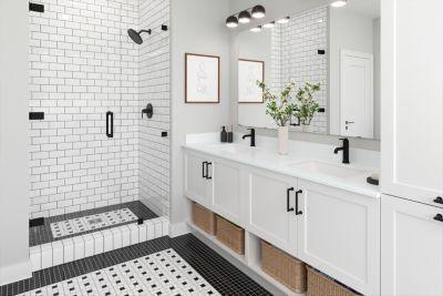 Pfister Matte Black Single Control Bathroom Faucet LG42-COL0B