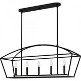 Quoizel COB540MBK Concho Bay Island 5 lights matte black Island Light