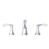 Gerber D304222BS Antioch Two Handle Widespread Lavatory Faucet - Satin Black