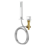Verve Roman Tub Handshower with Diverter in Polished Chrome