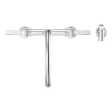 Port Haven 2-Handle Kitchen Faucet with Side Spray in Polished Chrome