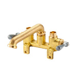Gerber G0049556 Rough Brass Classics Two Handle Laundry Faucet W/ Threaded L...