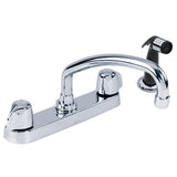 Gerber G0042526 Chrome Classics Two Handle Kitchen Faucet Deck Plate MOUNTED...