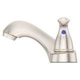 Pfirst Series 2-Handle 4" Centerset Bathroom Faucet in Brushed Nickel