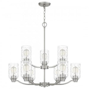 Quoizel ACA5029BN Acacia Chandelier 9 lights brushed nickel Chandelier