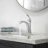 Avalon Single-Handle 4" Centerset Bathroom Faucet in Polished Chrome