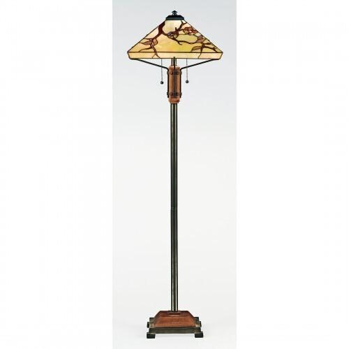 Quoizel TF9404M Grove Park Floor lamp tif multi 17"sq Floor Lamp
