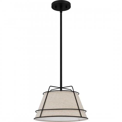 Quoizel QPP5629MBK Quoizel Piccolo Pendant Mini pendant 1 light matte black Mini Pendant