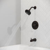 Winfield 1-Handle Tub & Shower Trim Kit in Tuscan Bronze