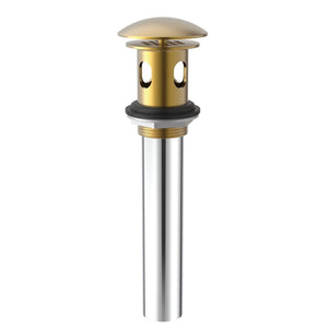 Gerber D495008BB Brushed Bronze 1 1/4" Drain With Overflow With Cover & Grid Strainer