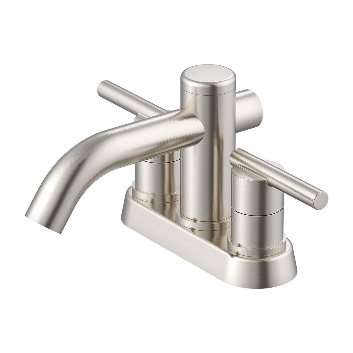 Gerber D301158BN Brushed Nickel Parma Two Handle Centerset Lavatory Faucet