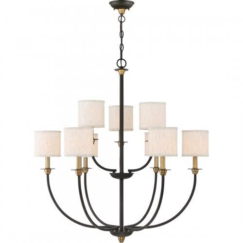 Quoizel ADY5009OZ Audley Chandelier 9 light old bronze Chandelier